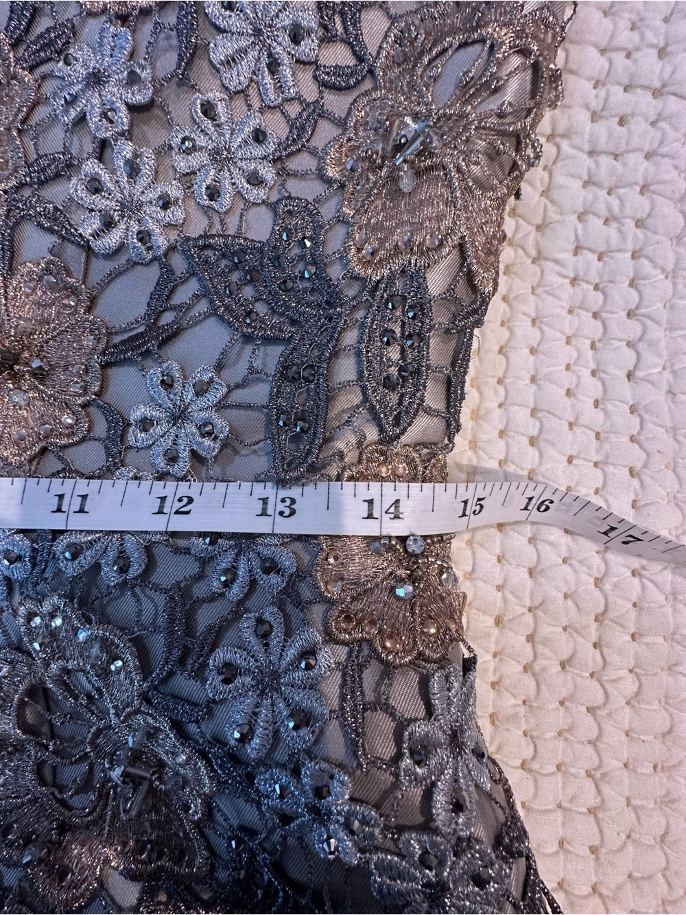Terani Couture - One Shoulder Floral Cocktail Dress - Picture 14 of 16